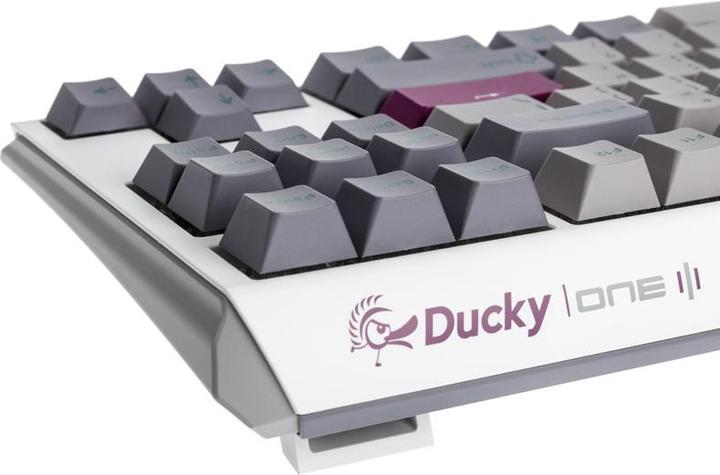 Produktbild Ducky One 3 Mist Grey TKL Gaming Tastatur, RGB LED - MX-Speed-Silver (US) (US, Kabelgebunden)