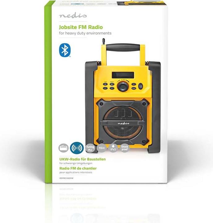 Actual product image Nedis FM Radio RDFM3100YW (FM, Bluetooth)
