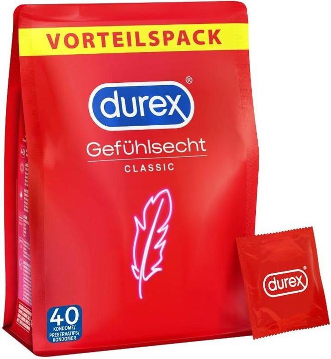 Produktbild Durex Gefühlsecht Classic (40 Stk.)