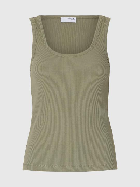 Produktbild Selected Femme Rippmuster Baumwoll Tanktop (M)