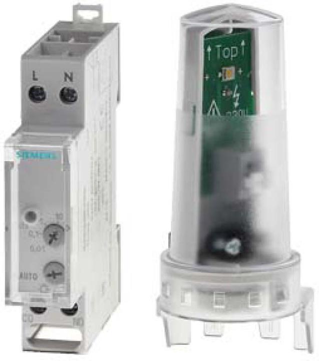 Siemens SIEM 7LQ2300 INTERRUTTORE DIMMER CON SENSORE DI LUMINOSITÀ 230 V, 50/60 HZ, 1TE, 100KLUX IP 3