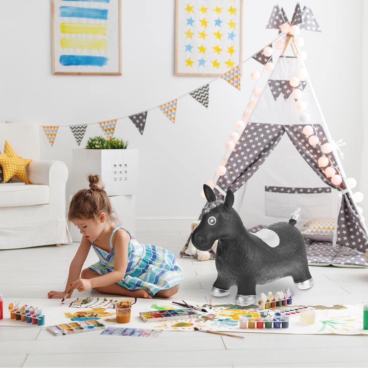 Actual product image Relaxdays Bouncy horse