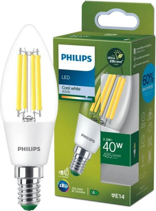 Immagine prodotto Philips LED classico (E14, 2.30 W, 485 lm, 1 x, A)