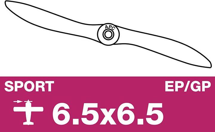 Actual product image APC Propellers 6.5x6.5 Lp06565