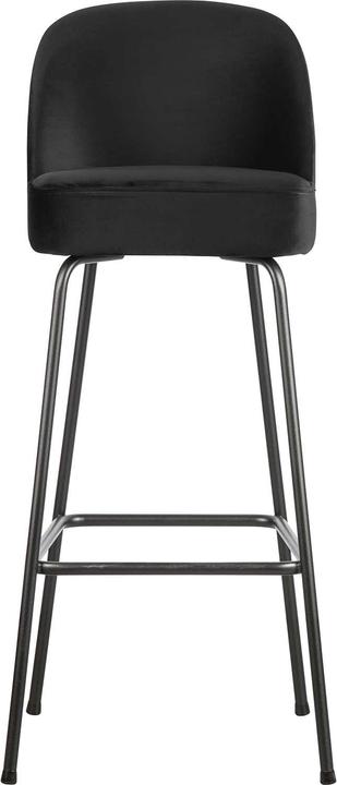 Productafbeelding BePureHome Barkruk Vogue H80 Fluweel zwart