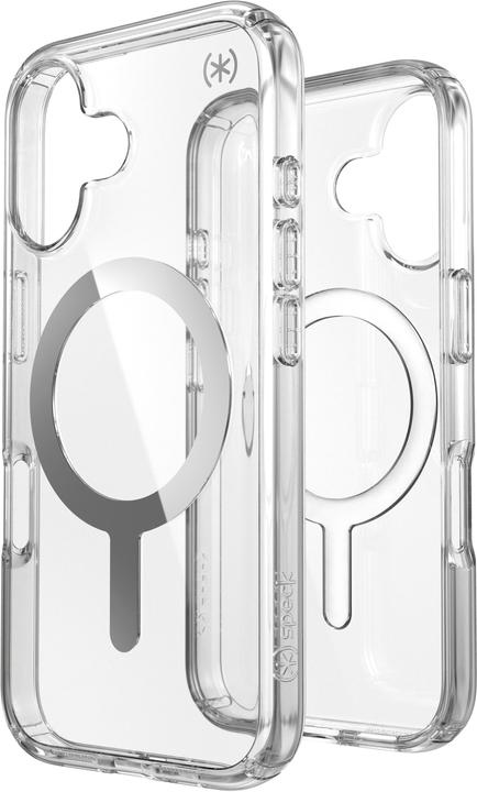 Actual product image speck Presidio Perfect Clear + MS Apple iPhone 16 Clear - with Microban (Apple iPhone 16)