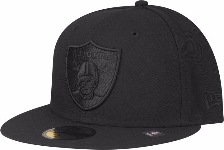 Actual product image New Era 59Fifty Blacked Las Vegas Raiders (7 1/8)