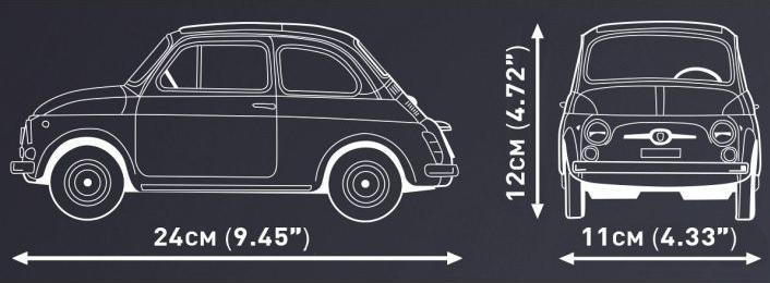 Produktbild Cobi 1965 Fiat 500 Abarth Executive Edition