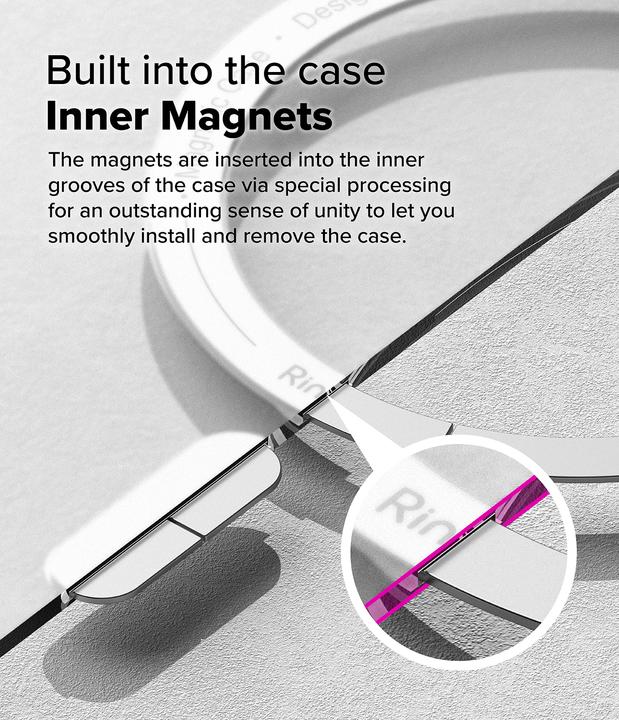 Produktbild Ringke Case for iPhone 16 FUSION MAGNETIC MATTE CLEAR (Apple iPhone 16)