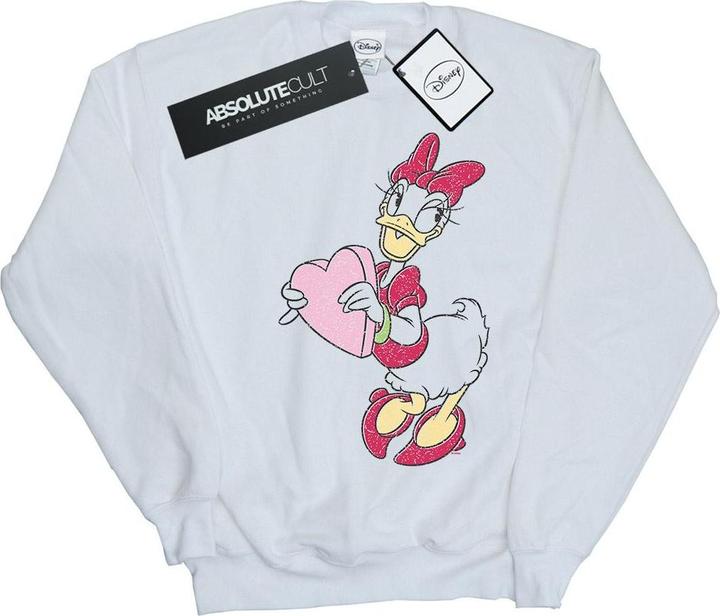 Produktbild Disney Daisy Duck Love Heart Sweatshirt Mädchen (140, 146)
