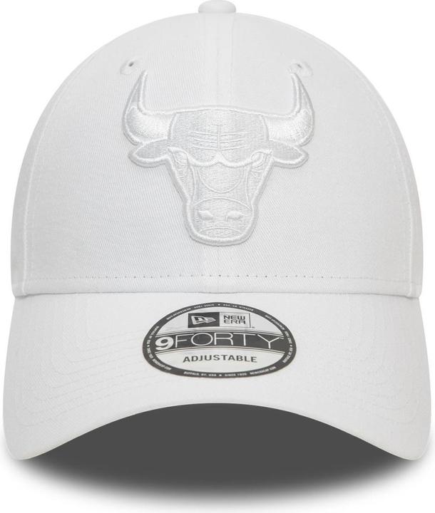 Actual product image New Era 9Forty Strapback Cap - Chicago Bulls White