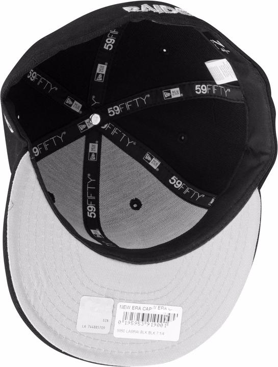 Produktbild New Era 59Fifty Las Vegas Raiders Silber (7 1/8)