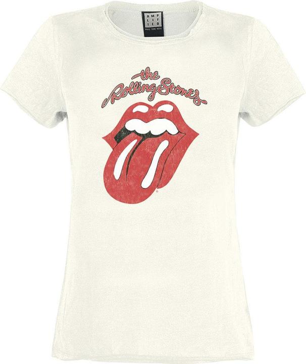 Actual product image Amplified Womens/Ladies Vintage Tongue The Rolling Stones T-Shirt (L)