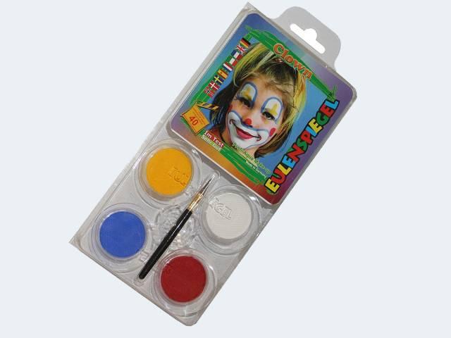 Actual product image Eulenspiegel Make up set clown