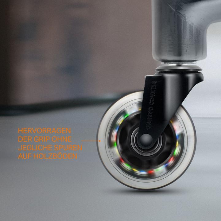 Produktbild Deltaco Gaming Rainbow Casters