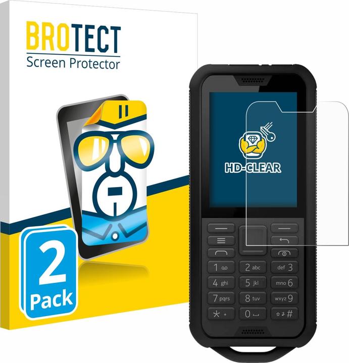 Produktbild BROTECT Schutzfolie Displayschutz Klar (2 Stück, Nokia 800 Tough)