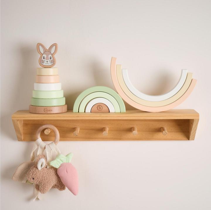 Produktbild Bieco Stapelspielzeug Stapelturm Hase Fine 10 cm x 10 cm x 18.5 cm