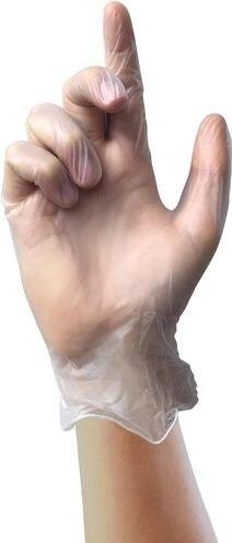 Actual product image Vogue Vinyl gloves transparent powdered XL - pc (XL)