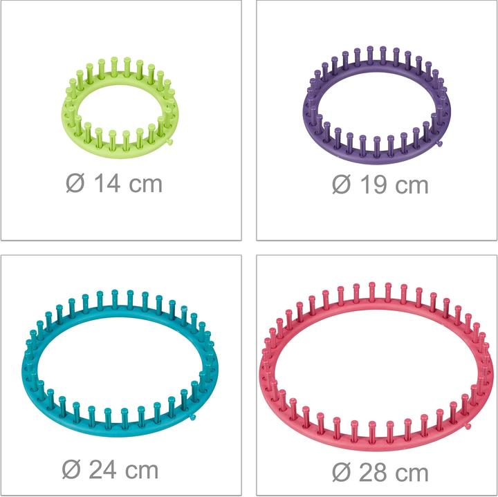 Produktbild Relaxdays Strickring-Set