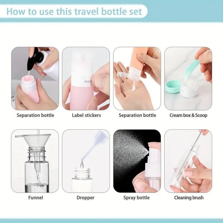 Immagine prodotto Swissdetector Kit bottiglie da viaggio (Imbottitura aggiuntiva)