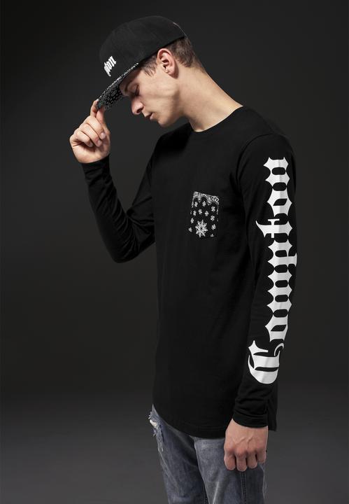 Produktbild Mister Tee Compton Pocket Bandana Longsleeve (XS)