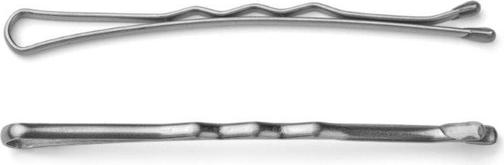 Produktbild Trisa Haarklemmen gewellt 50mm silber 250 Stk. (250 Stk.)