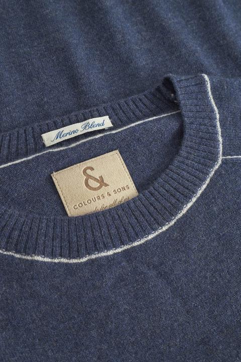 Immagine prodotto Colours & Sons Maglia con scollo rotondo in misto merino (S)