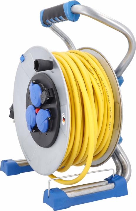 Produktbild As - Schwabe Metallkabeltrommel mit USB (50 m, 1.50 mm²)
