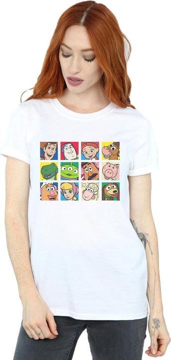 Immagine prodotto Disney Toy Story Character Squares Maglietta Ampia Donna (XXL)
