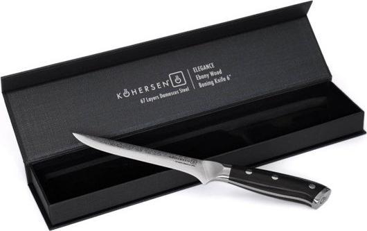 Produktbild Kohersen Nóż do trybowania Boning Elegance Ebony Wood 15 2cm (29 cm)