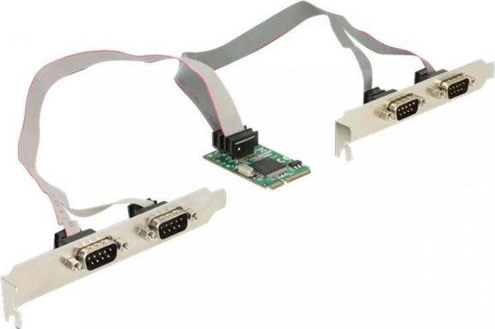 Immagine prodotto Delock MiniPCIe I/O PCIe full size 4 x Seriale RS-232