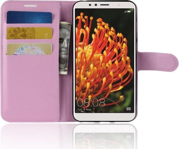 Actual product image MU Classic Litchi Leather Bookcover Series (Huawei Y6 (2018))