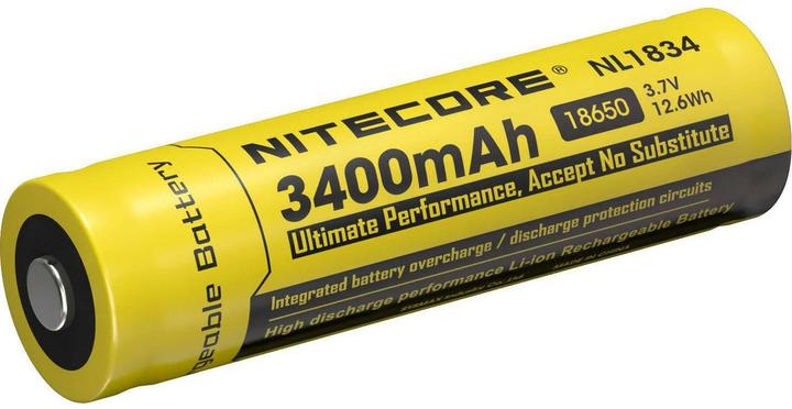 Actual product image Nitecore 18650 Rechargeable battery