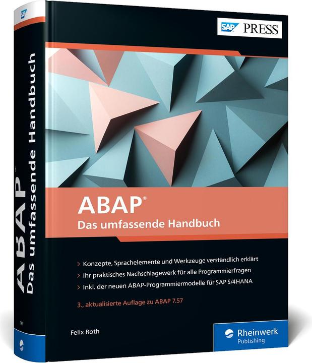 Actual product image ABAP - Das umfassende Handbuch (German, Felix Roth, 2023)