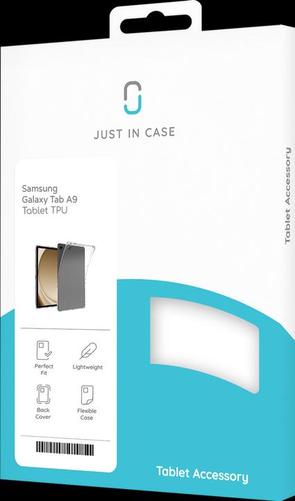 Actual product image Cazy Silicone Case Compatible with Samsung Galaxy Tab A9 - Soft TPU Protection - Transparent (Galaxy Tab A9)
