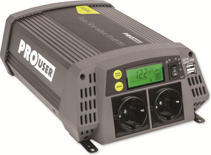 ProUser Wechselrichter Sinus PSI600 600 W 12 V/DC