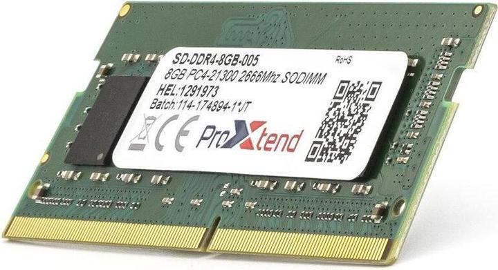 Produktbild ProXtend 8GB DDR4 PC4-21300 2666MHz (1 x 8GB, 2666 MHz, DDR4-RAM, SO-DIMM)