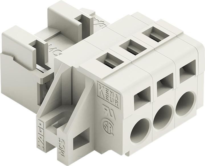 Actual product image Wago Male connector (standard) Number of poles Total 3 721-603/019-000 Pitch: 5 mm 50 pcs
