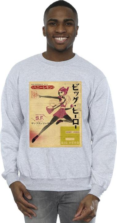 Produktbild Disney Big Hero 6 Baymax Honey Lemon Newspaper Sweatshirt (XL)