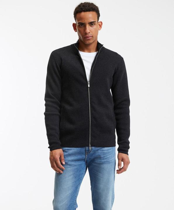 Actual product image La Redoute Collections Signature Merino Wool Cardigan with Zipper (L)
