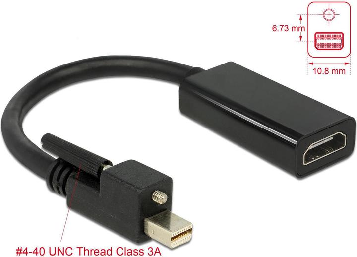 Produktbild Delock Mini DP zu (HDMI, 25 cm)