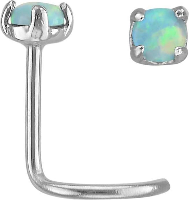 Produktbild Bijouteria Nasenpiercing (Edelstahl, Synthetischer Opal)