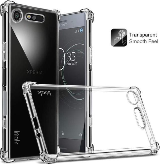 Actual product image Imak Anti-Shock plastic cover including protective film (Sony Xperia XZ1)
