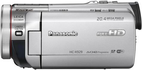 Produktbild Panasonic HC-X929, FullHD, WiFi, 12xZoom, Silber (20.40 Mpx, 50p, 12 x)
