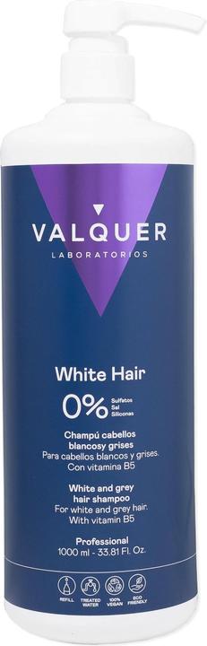 Produktbild Valquer WHITHE & GREY HAIR Shampoo 1000ml (1000 ml)