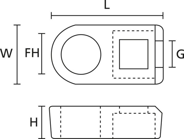 Immagine prodotto HellermannTyton Supporto cavo fascetta M6 CL8 (Anelli di fissaggio, 27.30 mm, 100 pz.)