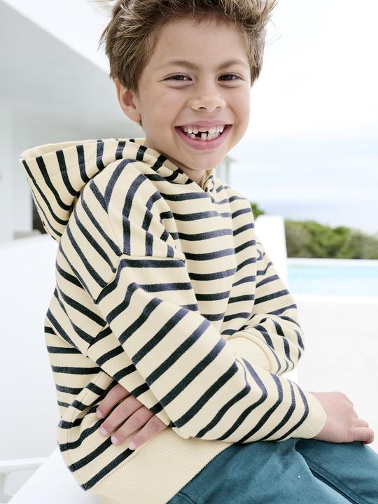 Actual product image Vertbaudet Gestreiftes Jungen Kapuzensweatshirt (86)