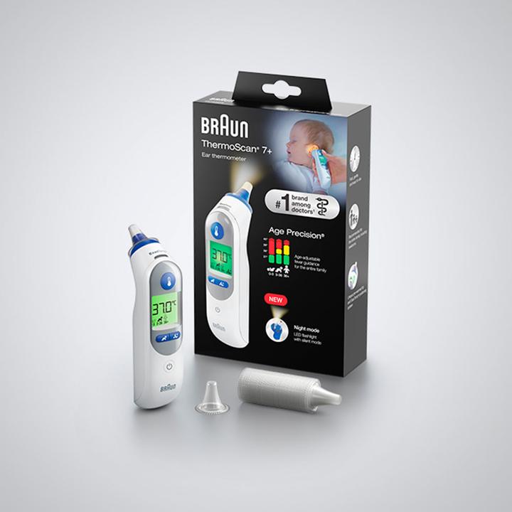 Actual product image Braun ThermoScan 7+ (Ear)