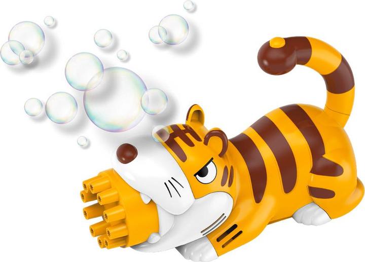 Actual product image VR Shinecon Bubble gun 10 holes - Tiger yellow