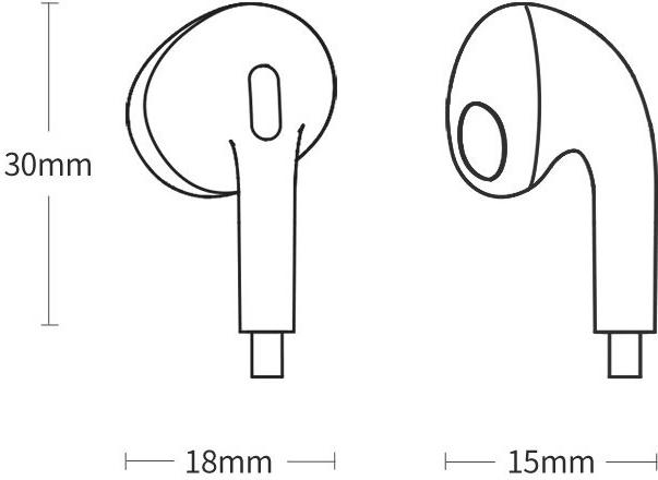 Actual product image Baseus Encok C17 (No noise cancelling, Cable)